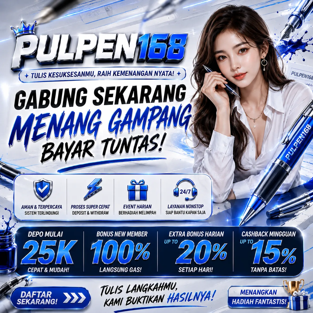 Pulpen168 Banner